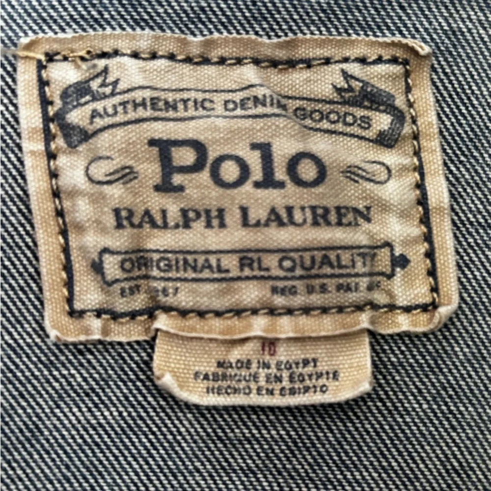 Ralph Lauren Kids Indigo Denim Jacket with Stand Collar
